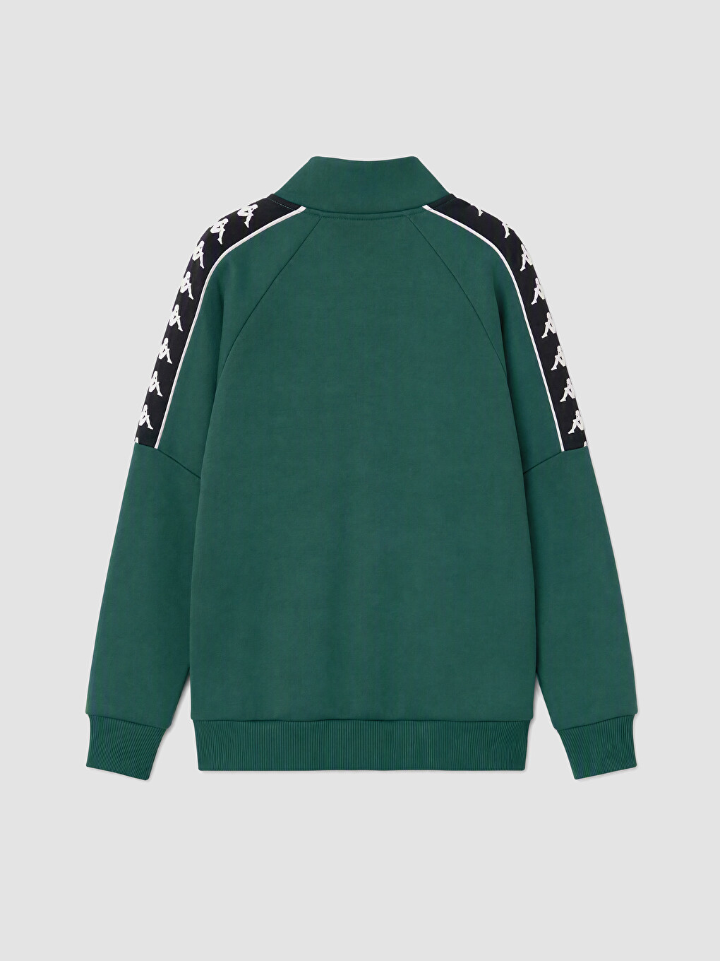 Yeşil Baskılı Erkek Çocuk Fermuarlı Sweatshirt-4