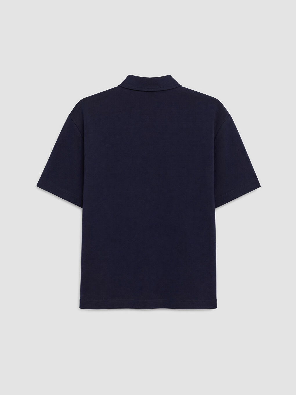 Lacivert Polo Yaka Erkek Tişört-1