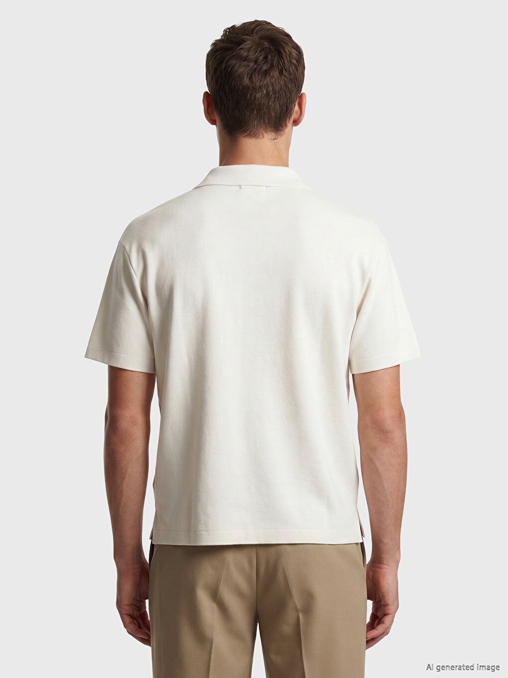 Polo Collar Men's T-shirt-3
