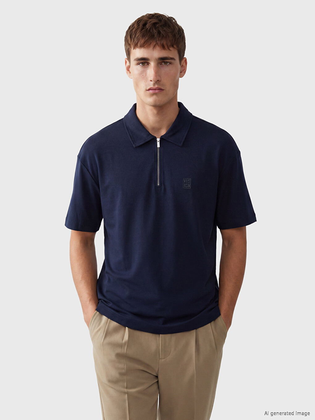 Polo Collar Men's T-shirt