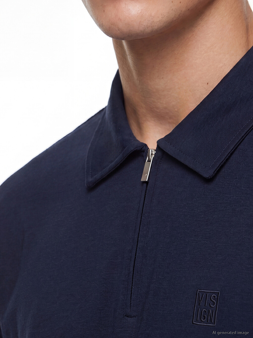 Polo Collar Men's T-shirt-2
