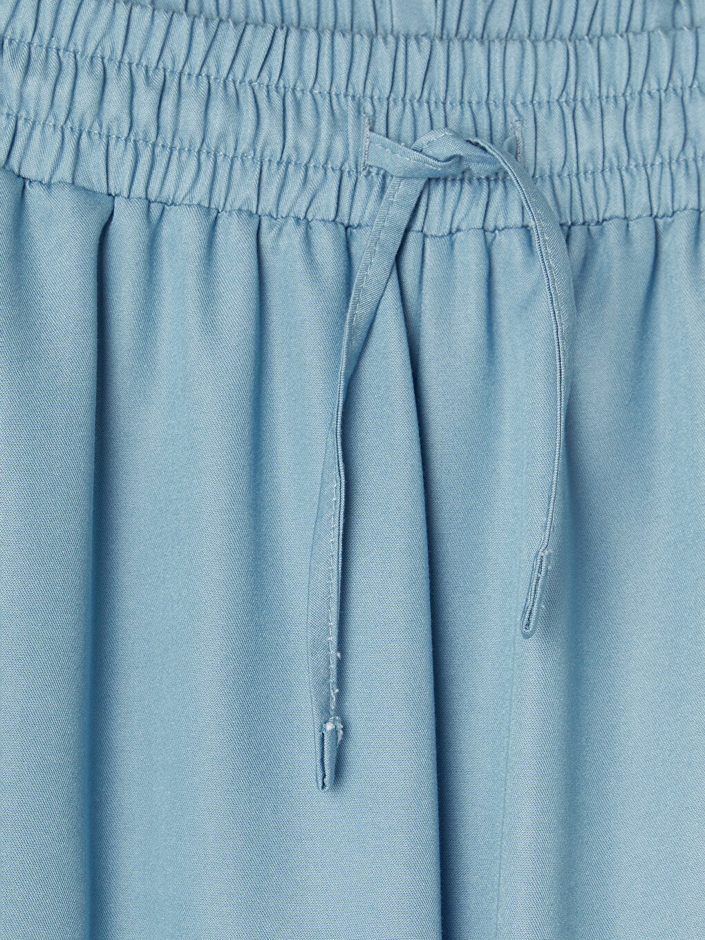 Elastic Waist Wide Leg Women's Trousers-5