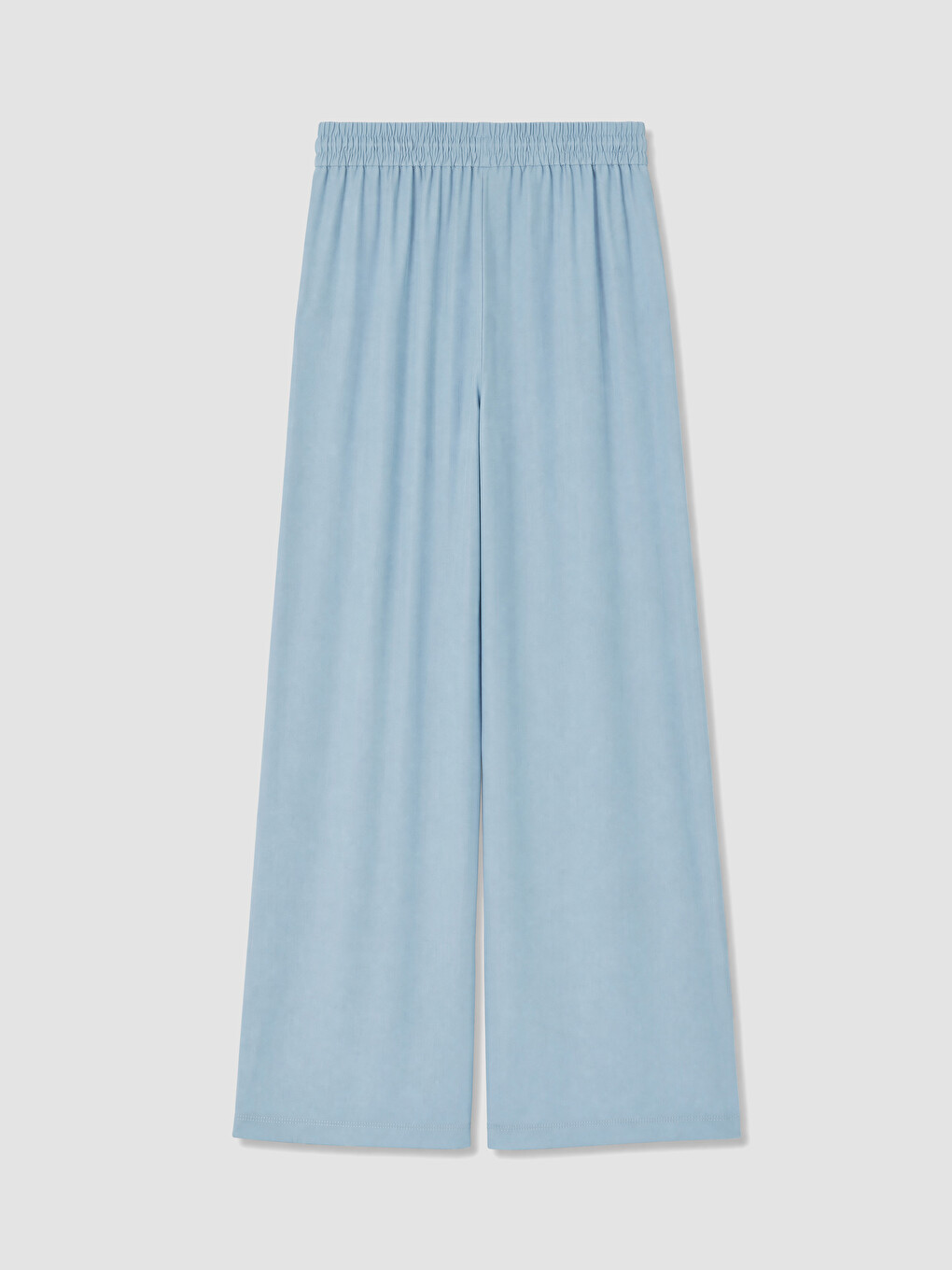 Elastic Waist Wide Leg Women's Trousers-6