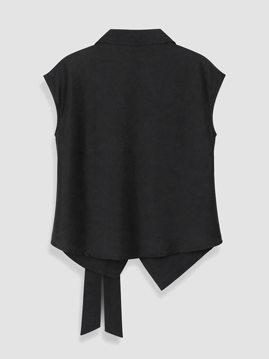 Wrap Cut Tie-up Women's Shirt-1
