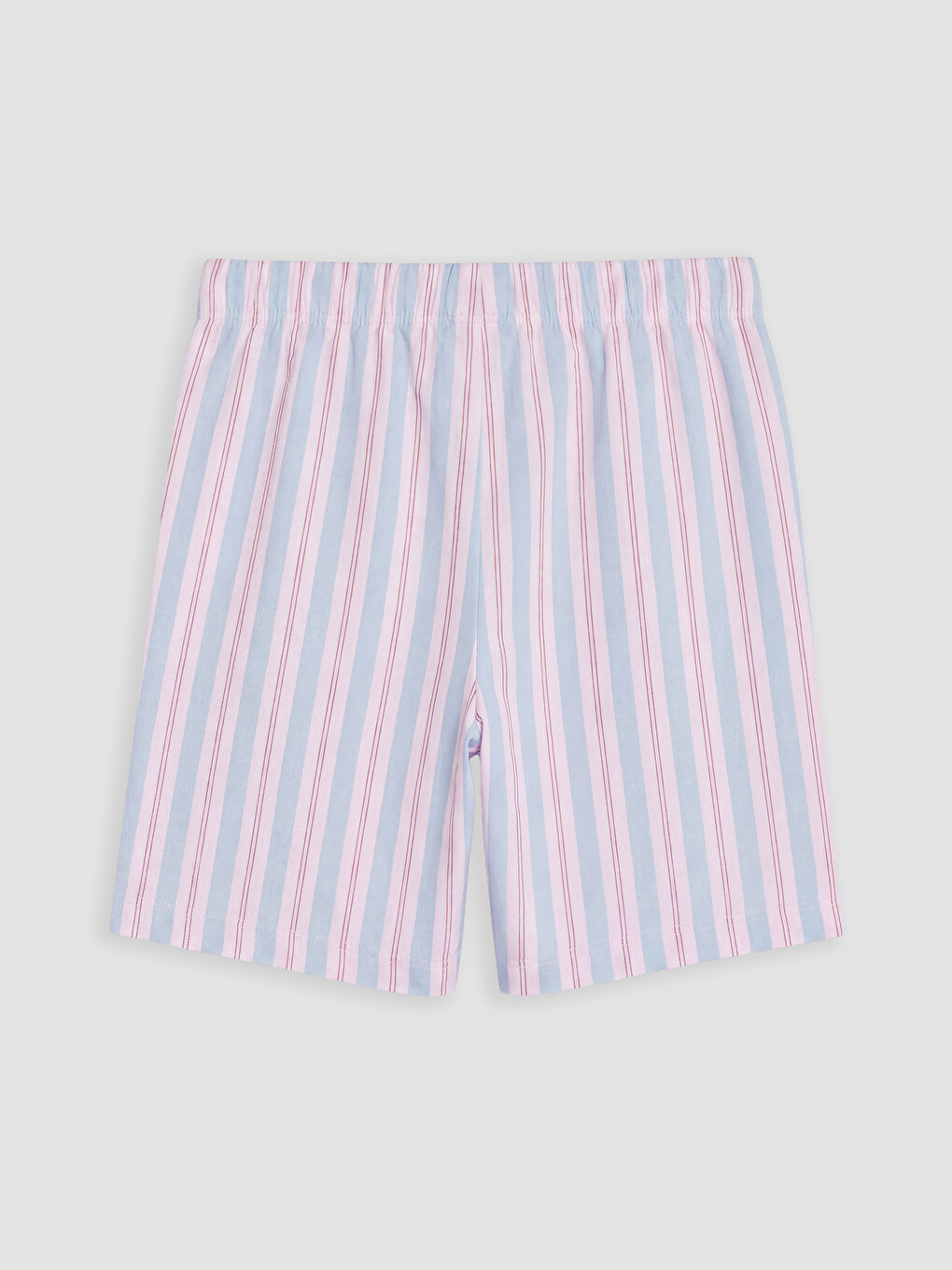 Pembe Bisiklet Yaka Kız Çocuk Şortlu Pijama Takımı-4