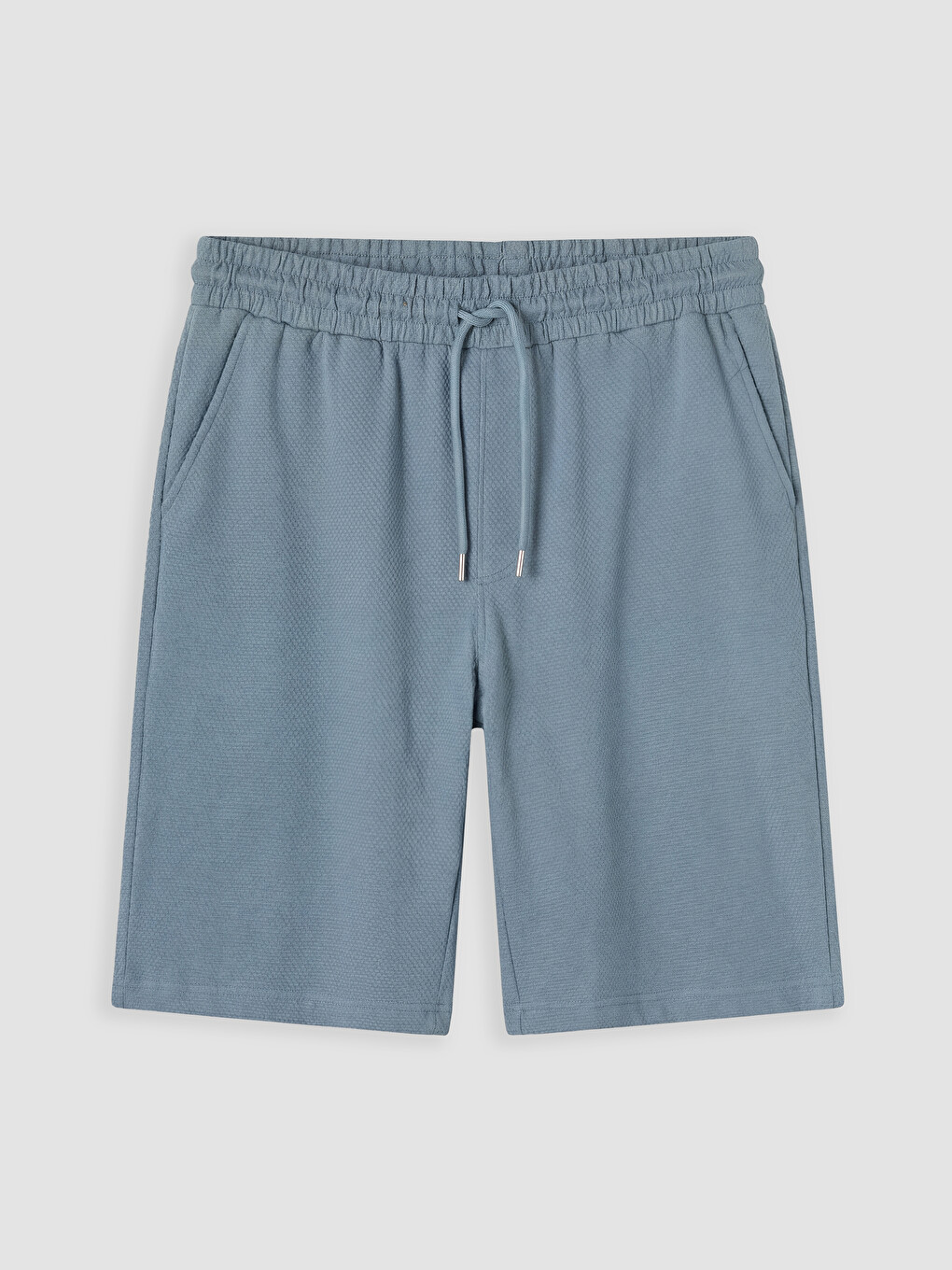 Mavi Regular Fit Beli Lastikli Erkek Şort