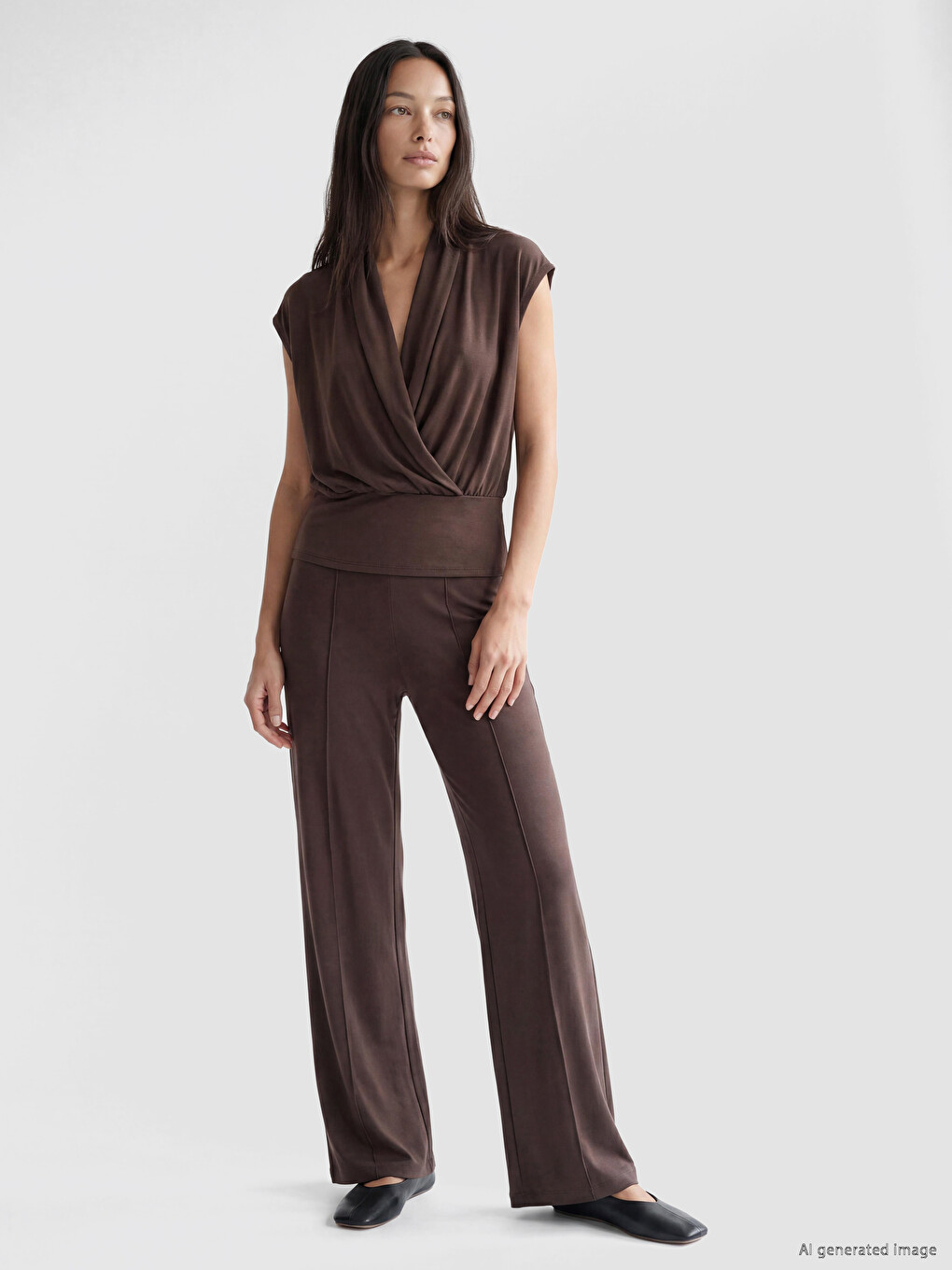 Elastic Waist Soft Touch Women's Trousers