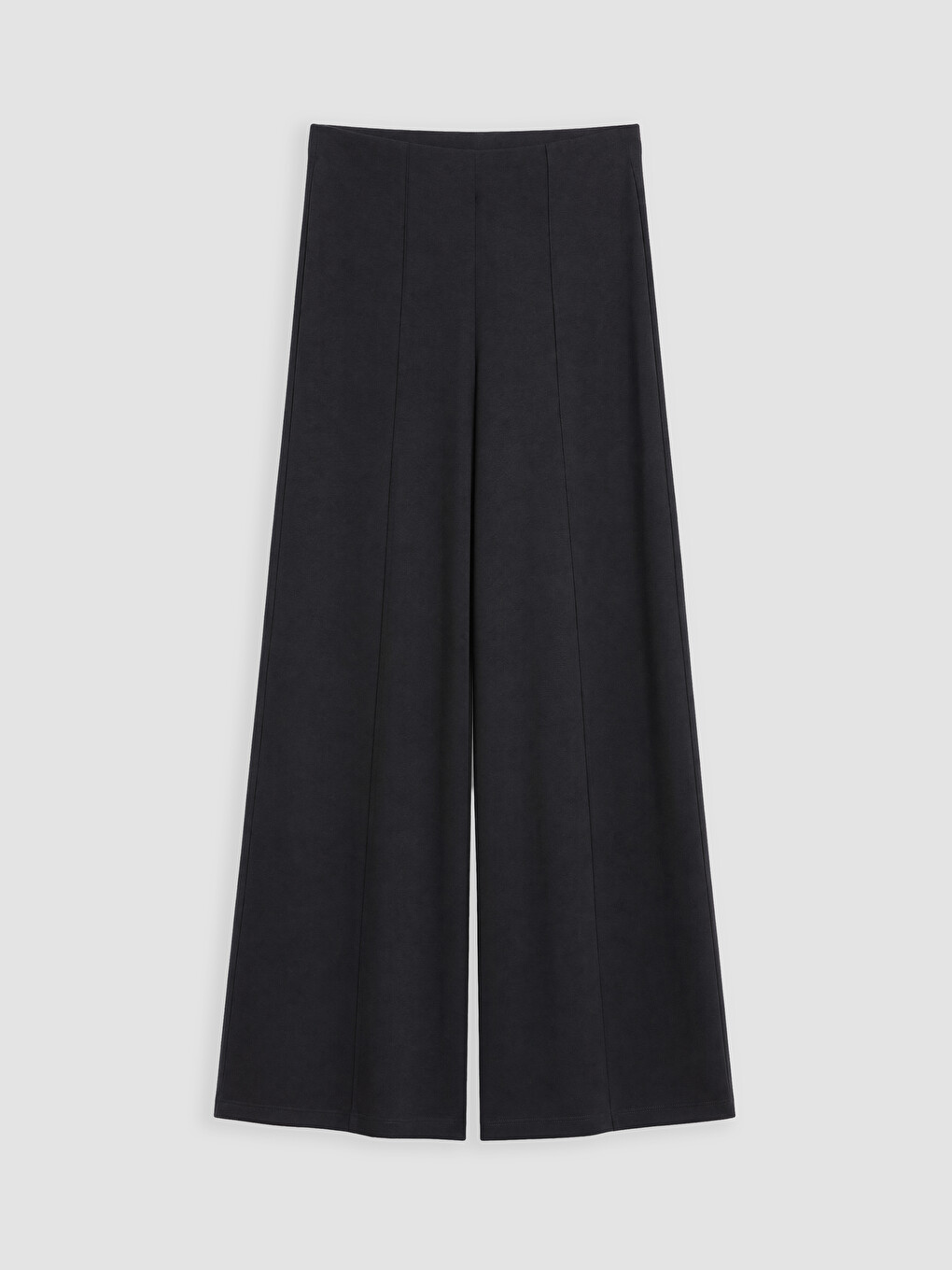 Siyah Beli Lastikli Soft Touch Kadın Pantolon