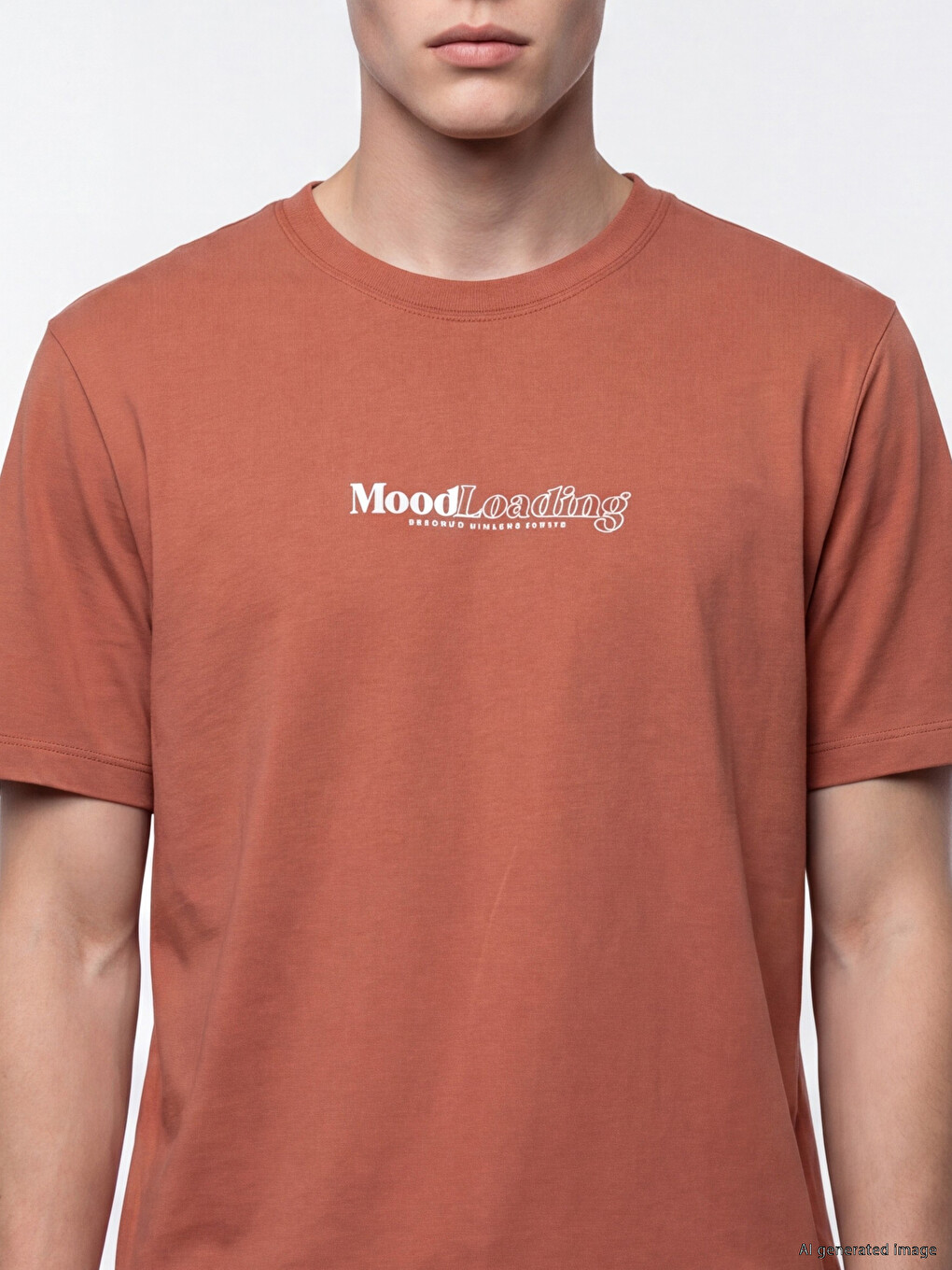 Crew Neck Printed Men's T-Shirt-2