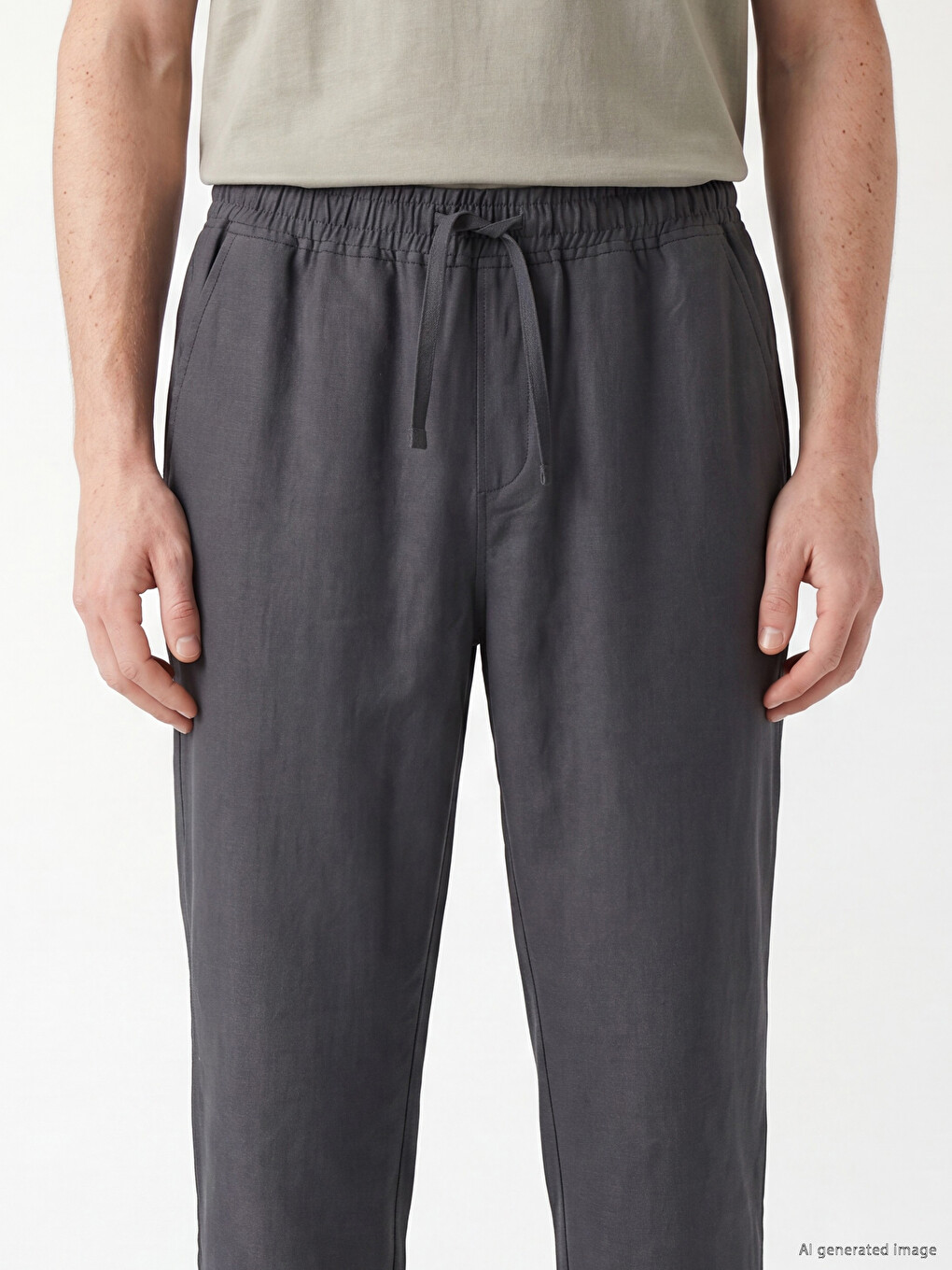Opušteni Kroj muške pantalone-2