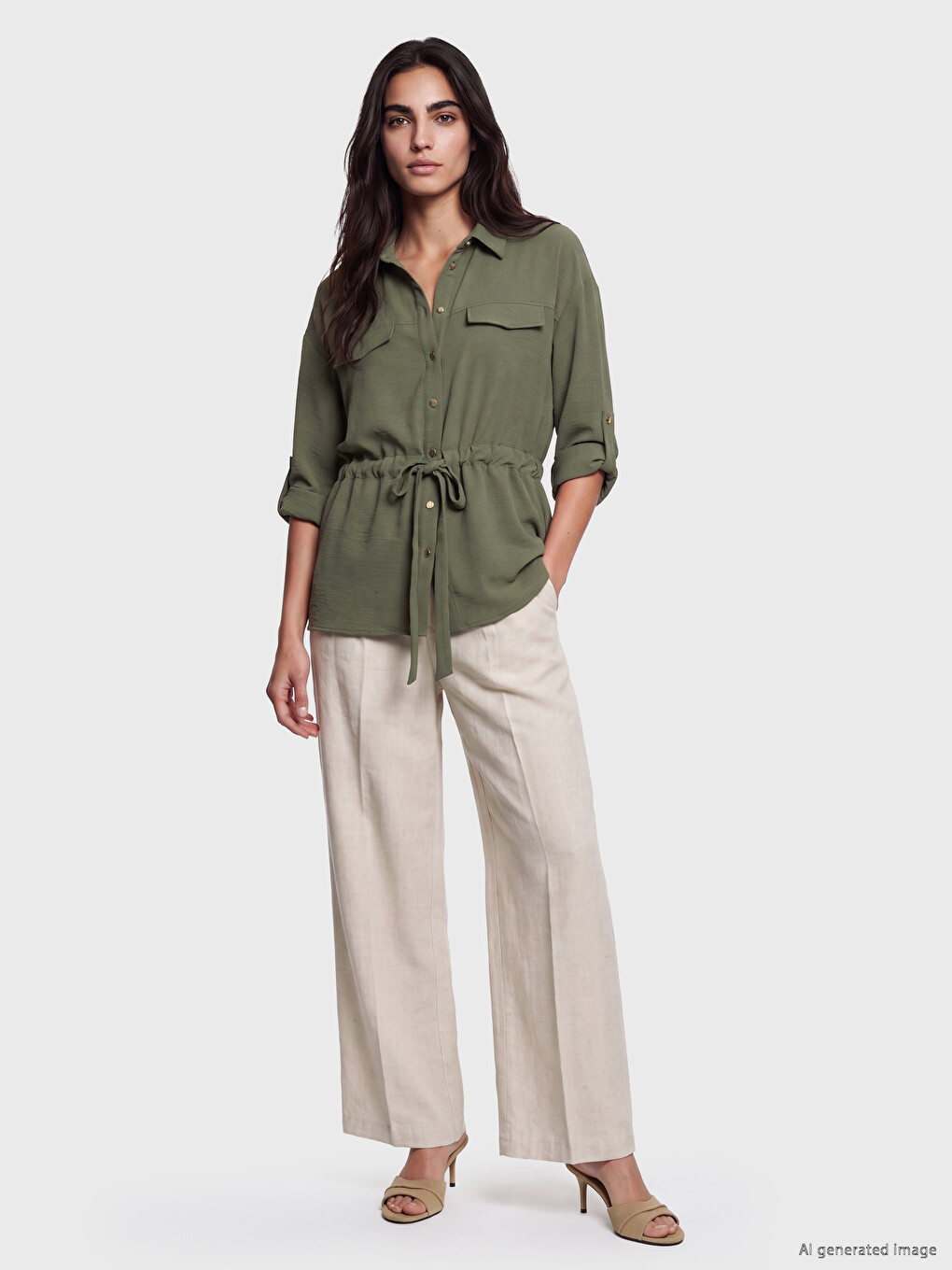 Chemise Femme Aérobin Coupe Régulière-1