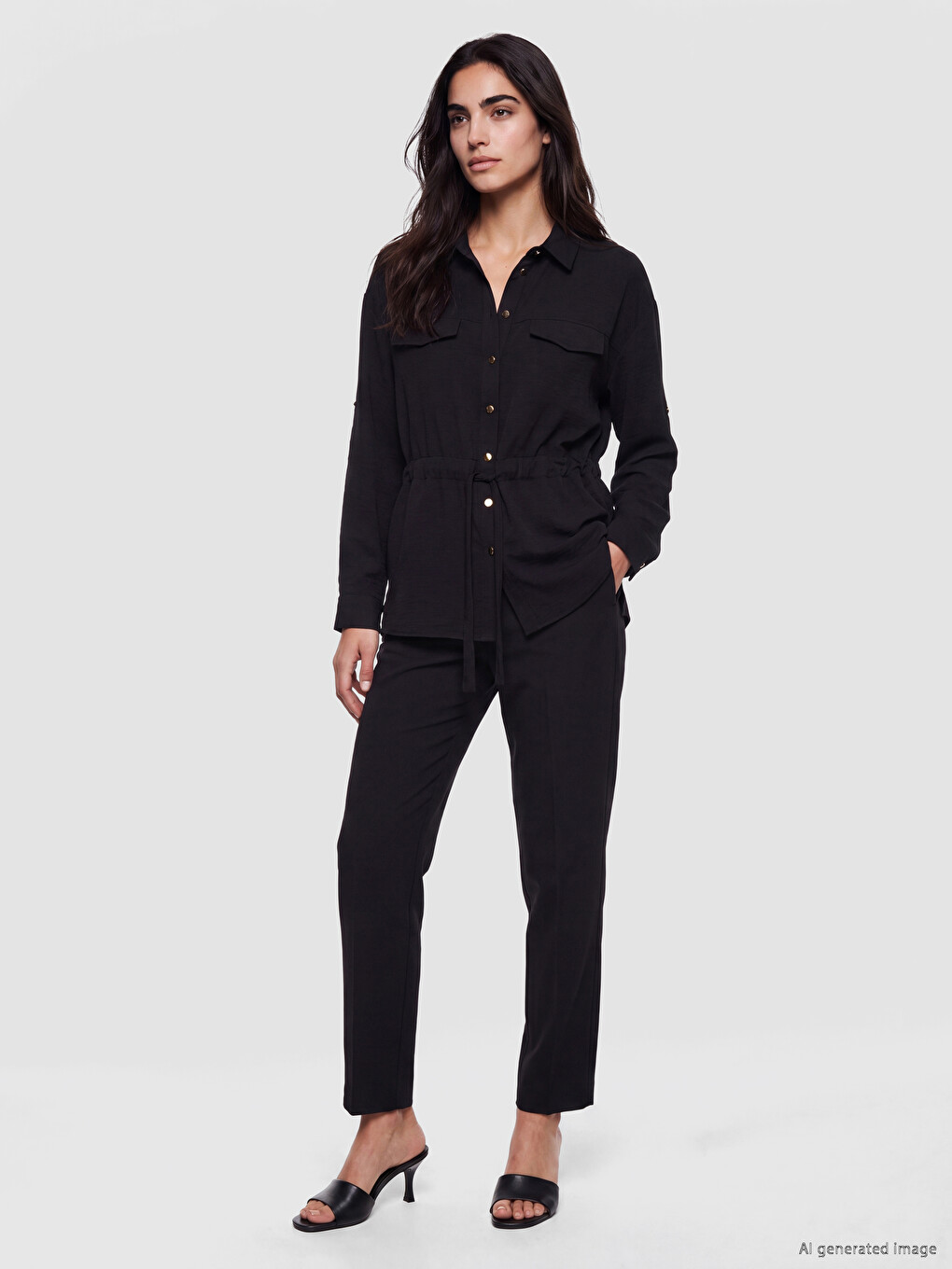 Chemise Femme Aérobin Coupe Régulière-1