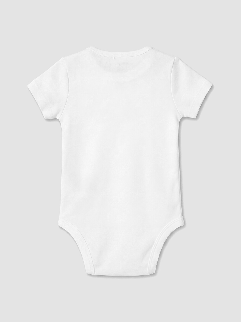 Ekru Baskılı Erkek Bebek Çıtçıtlı Body 2'li-5