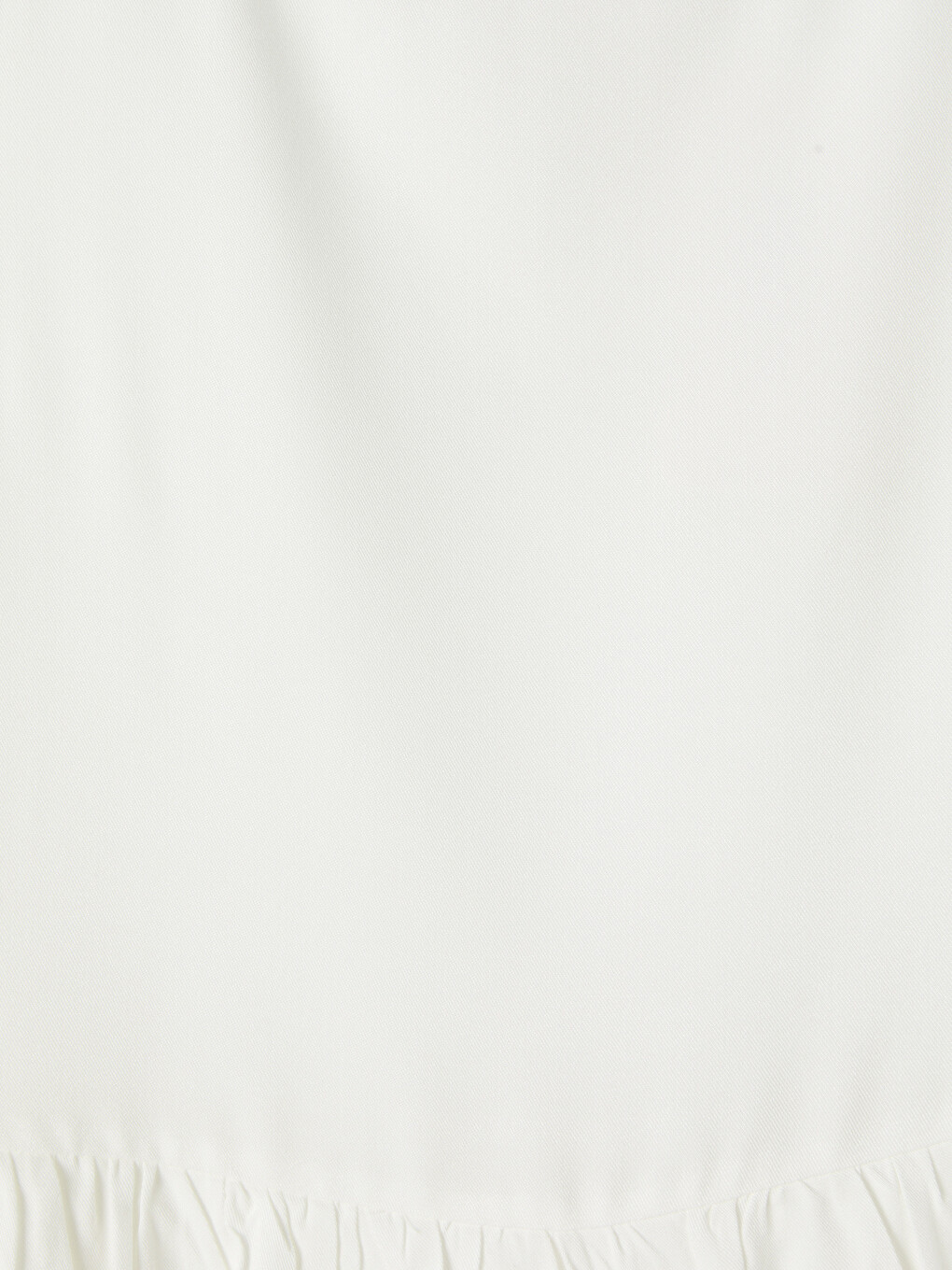 Ekru Fırfırlı Kız Çocuk Gabardin Bluz-1