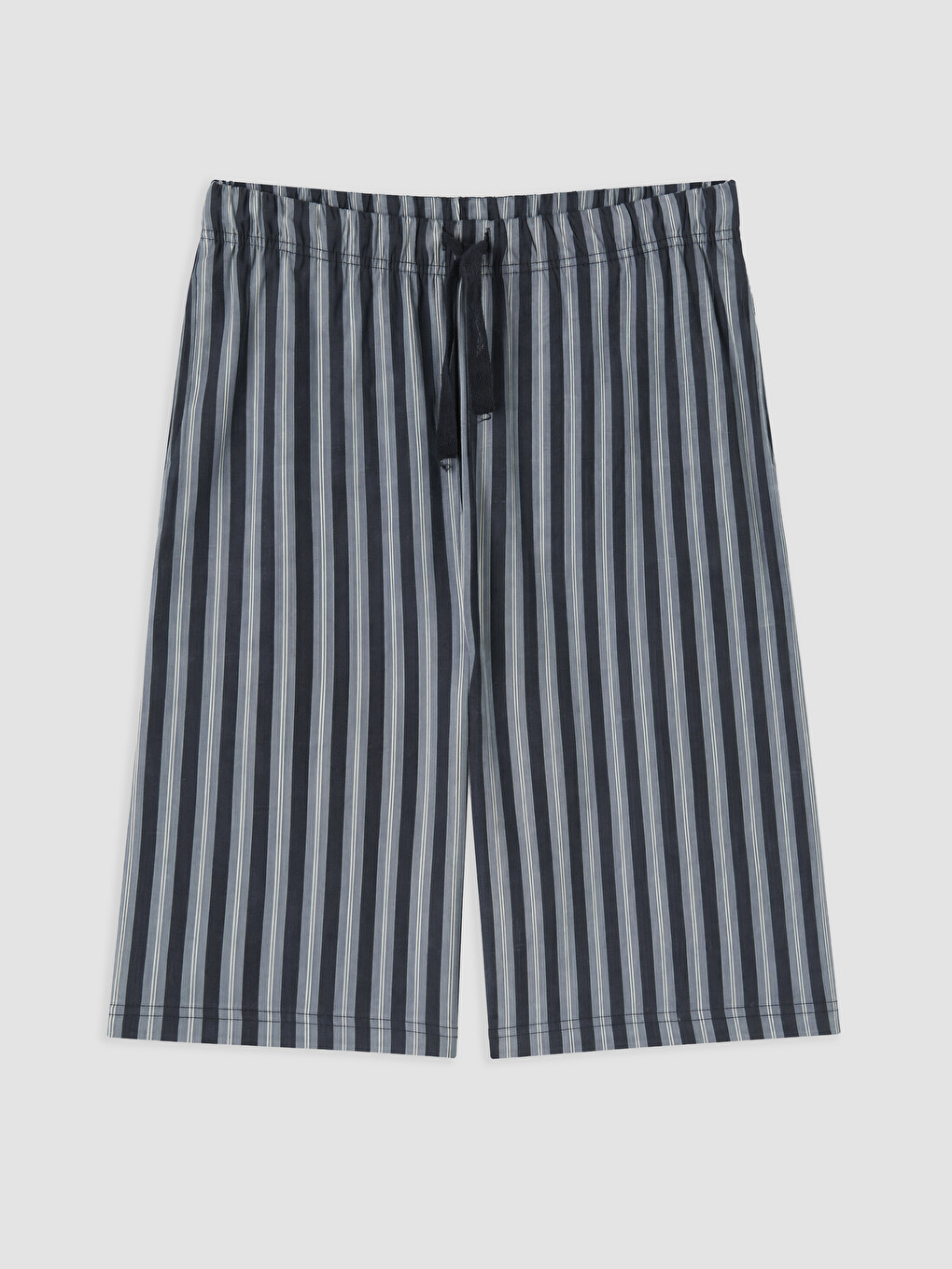 Lacivert Regular Fit Baskılı Erkek Şortlu Pijama Takımı-3
