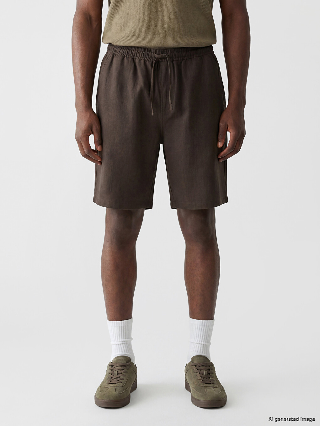 Relaxed Fit Men's Shorts-1
