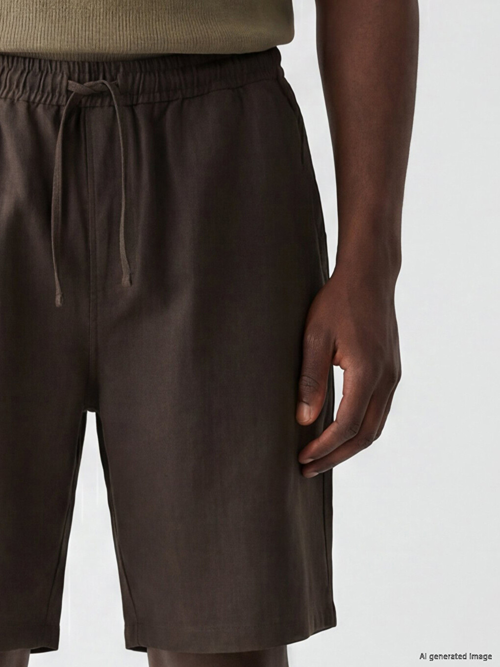 Relaxed Fit Men's Shorts-2