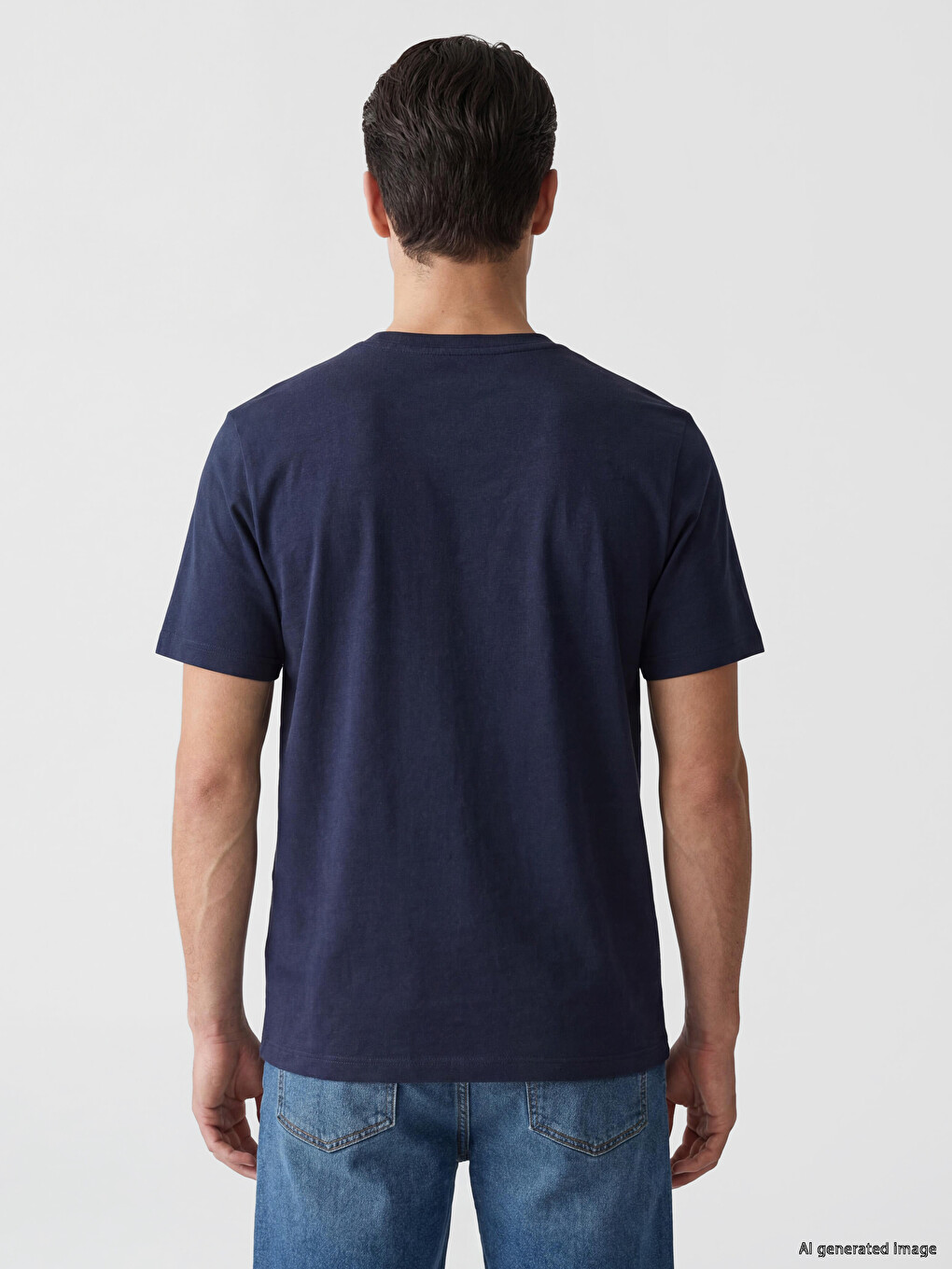 Crew Neck Printed Men's T-shirt-3