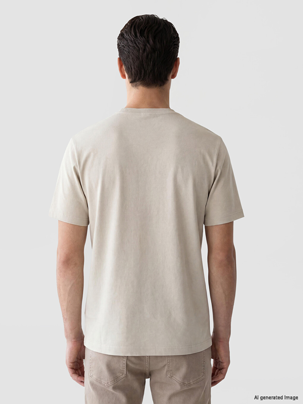 Crew Neck Printed Men's T-shirt-3