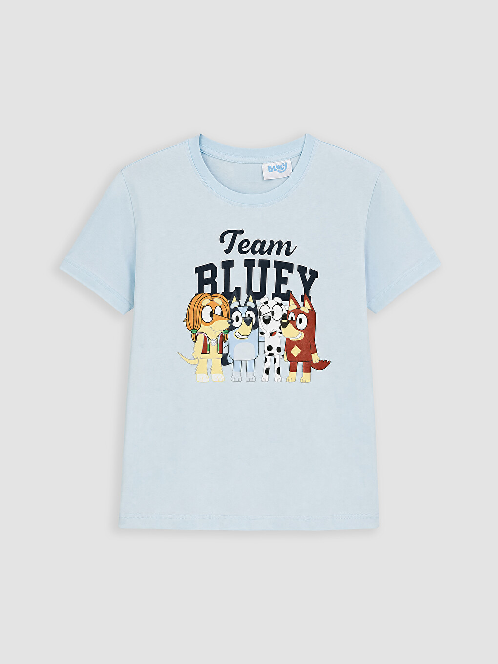 Mavi Bluey Baskılı Erkek Çocuk Pijama Takımı-1