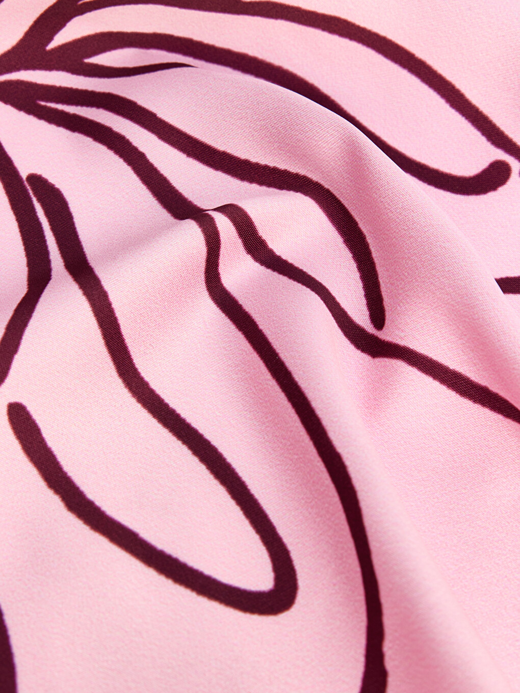 Mürdüm Desenli Kadın Bandana-2
