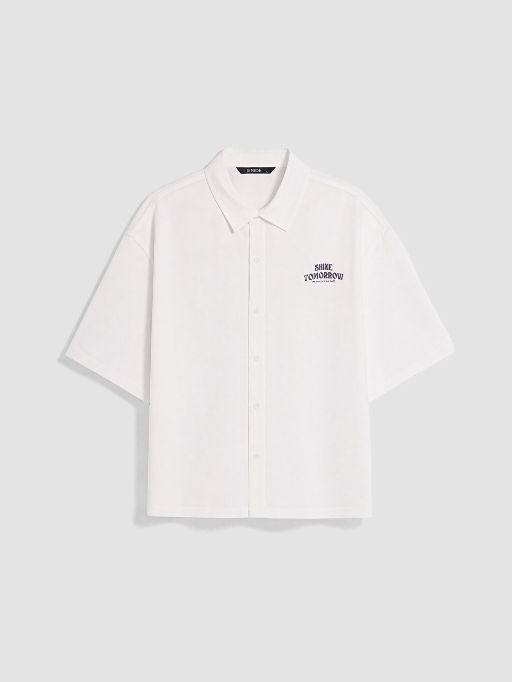 Ekru Relax Fit Baskılı Gabardin Erkek Gömlek-4
