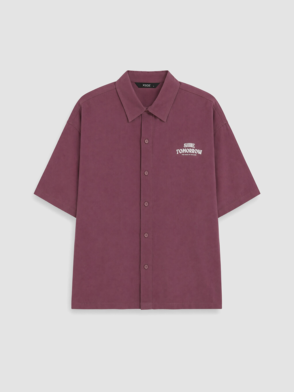 Pembe Relax Fit Baskılı Gabardin Erkek Gömlek-4
