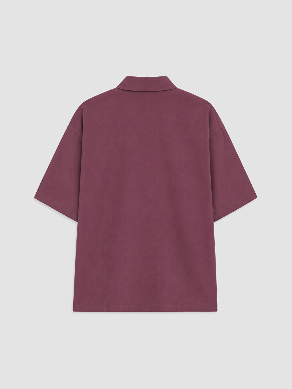 Pembe Relax Fit Baskılı Gabardin Erkek Gömlek-6