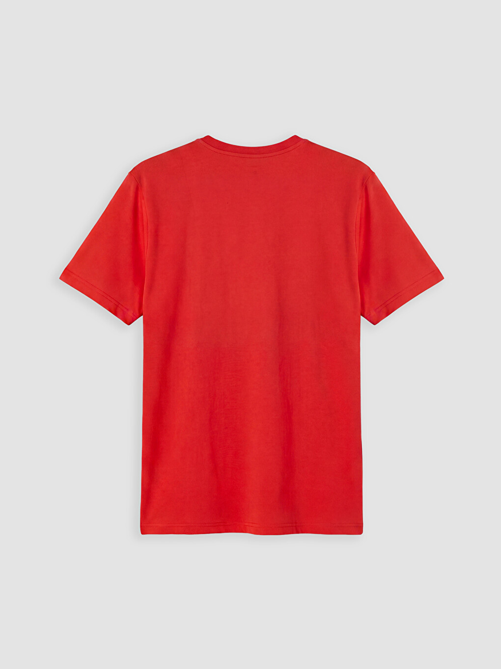 Kırmızı Bisiklet Yaka Türkiye Baskılı Erkek Pijama Üst-3