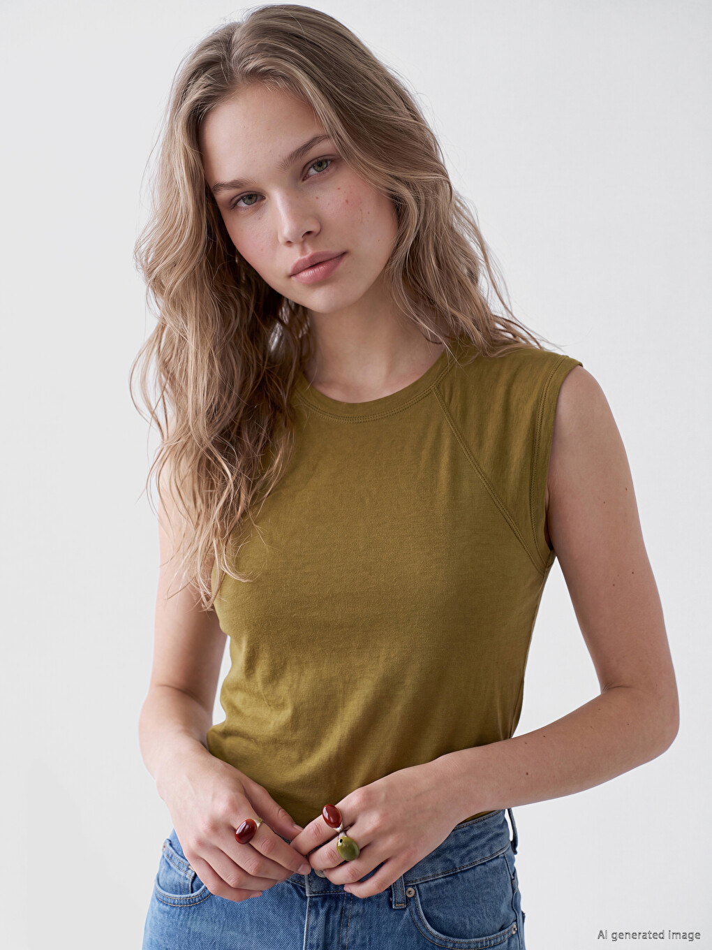 Crew Neck 100% Cotton Women's T-shirt