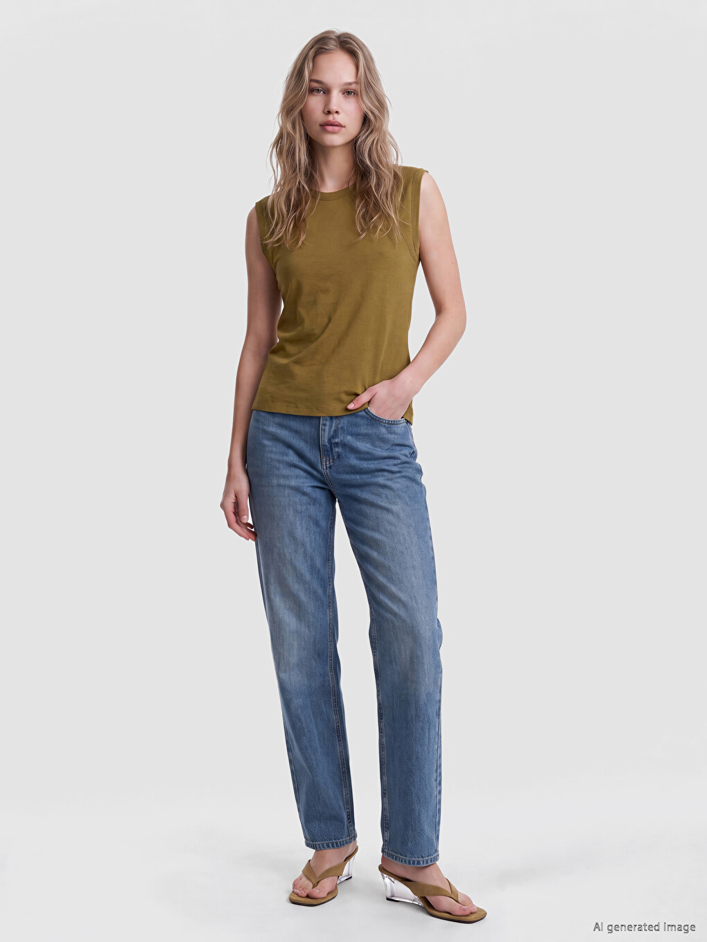 Crew Neck 100% Cotton Women's T-shirt-1