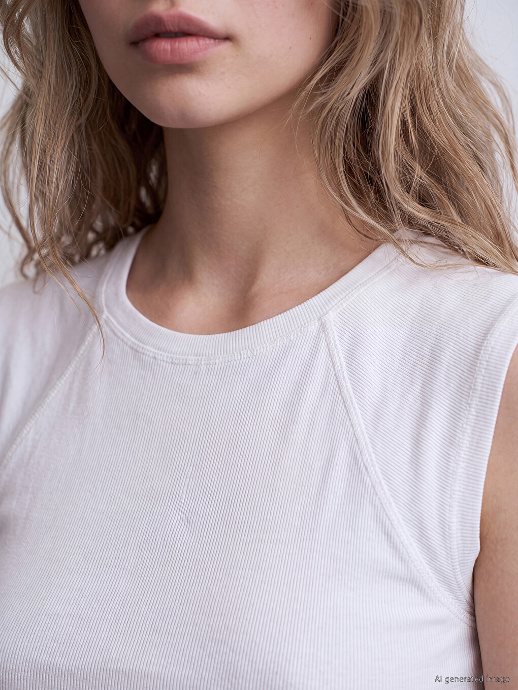 Crew Neck 100% Cotton Women's T-shirt-2