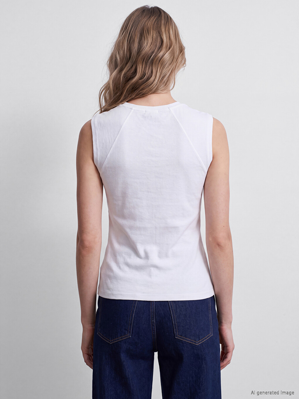 Crew Neck 100% Cotton Women's T-shirt-3