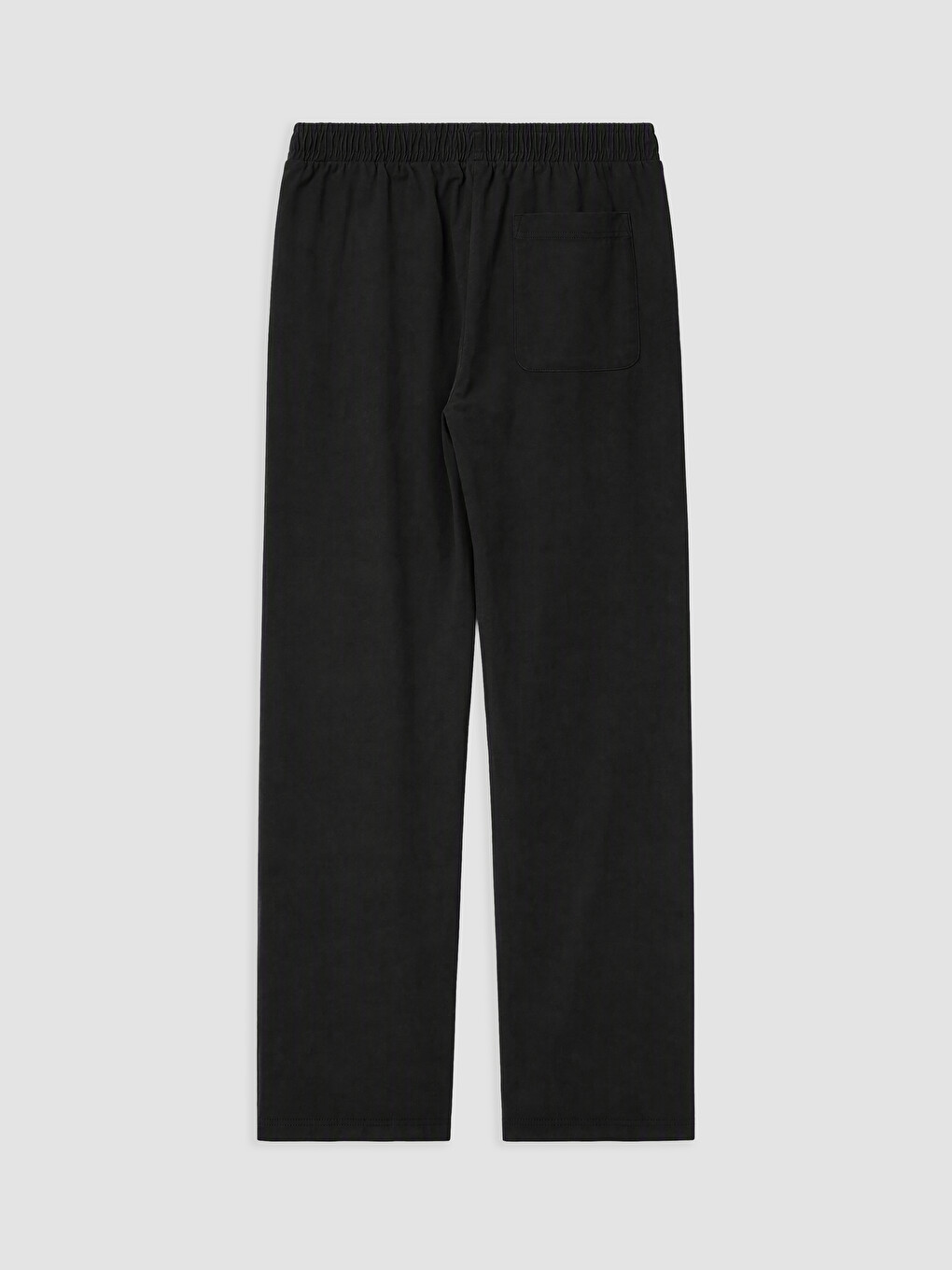 Siyah Loose Fit Erkek Pantolon-1