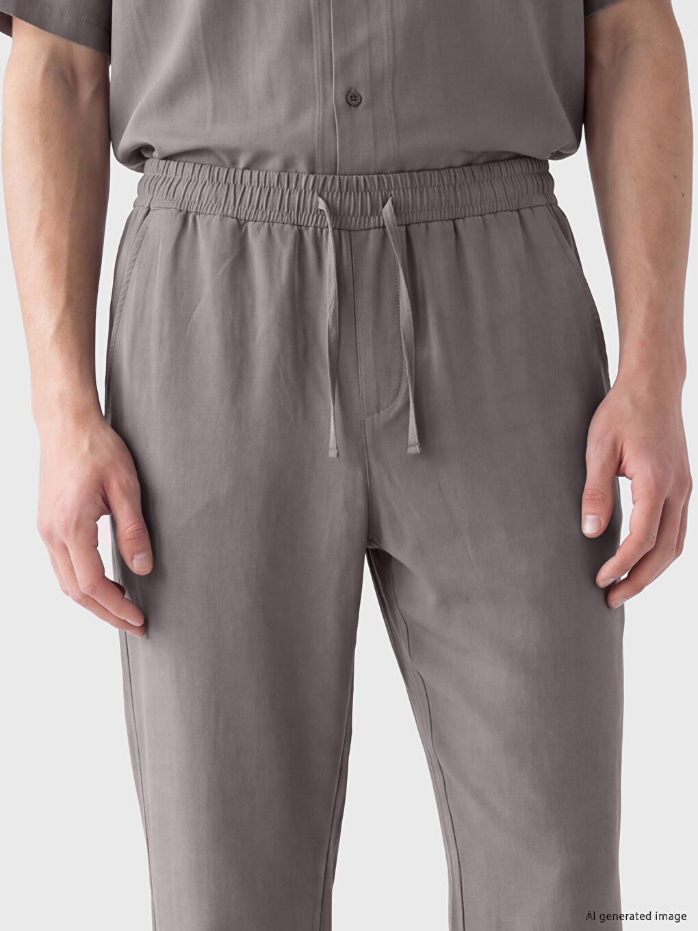 Loose Fit Men's Trousers-1