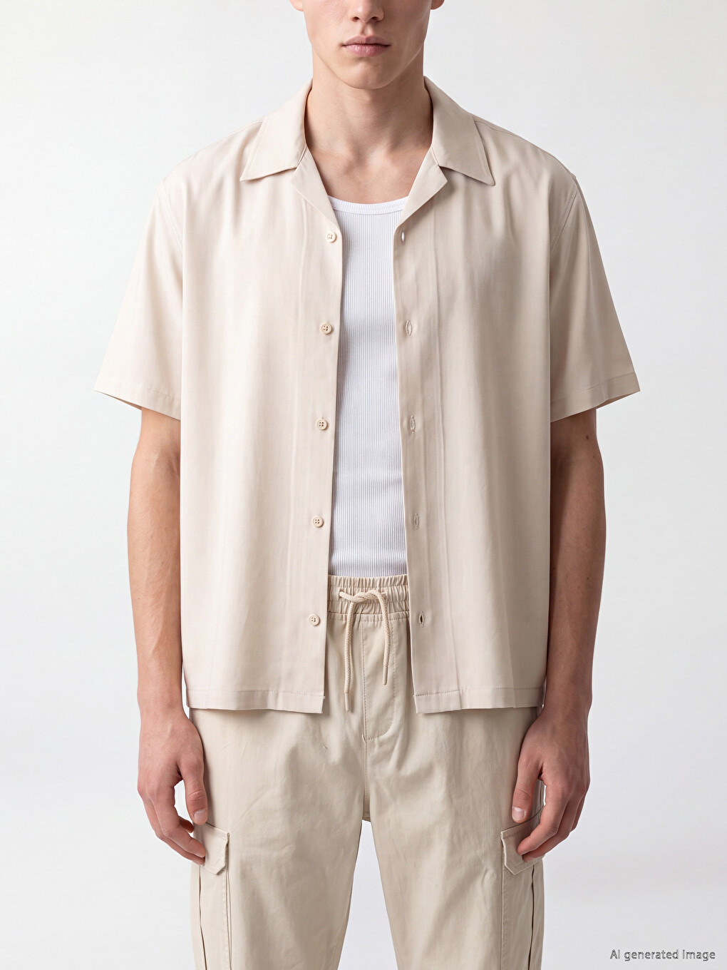 Regular Fit Men's Textured Shirt-2