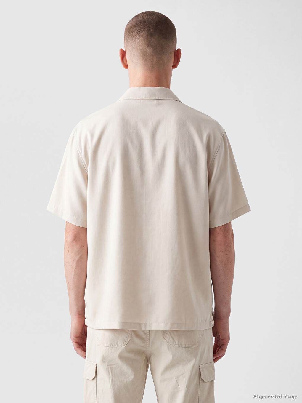 Regular Fit Men's Textured Shirt-3