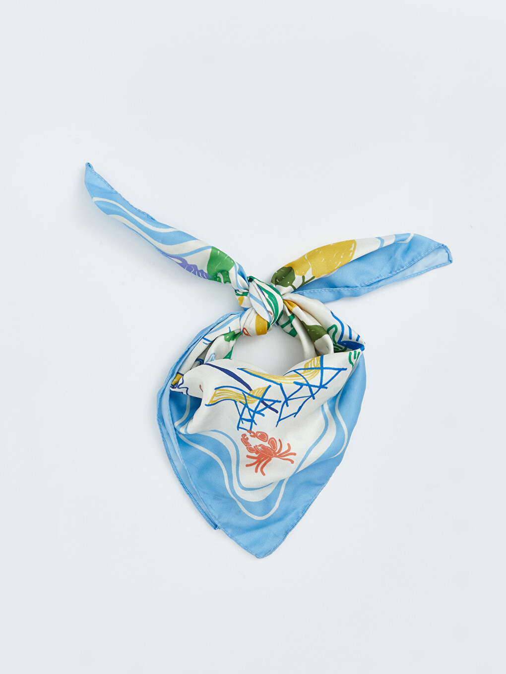 Karışık Desenli Kız Çocuk Bandana