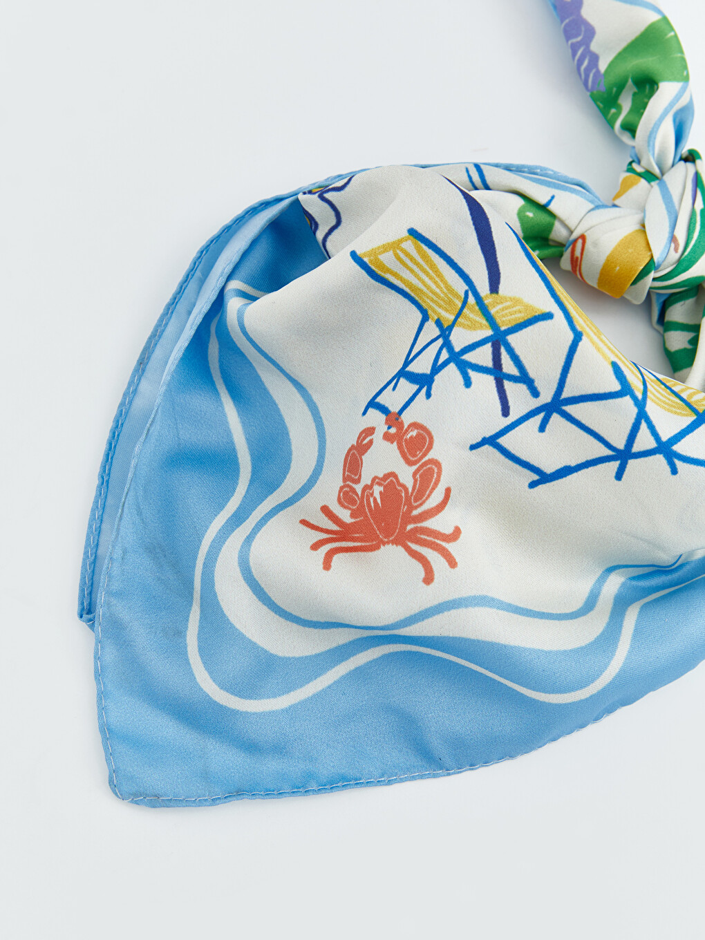 Karışık Desenli Kız Çocuk Bandana-1