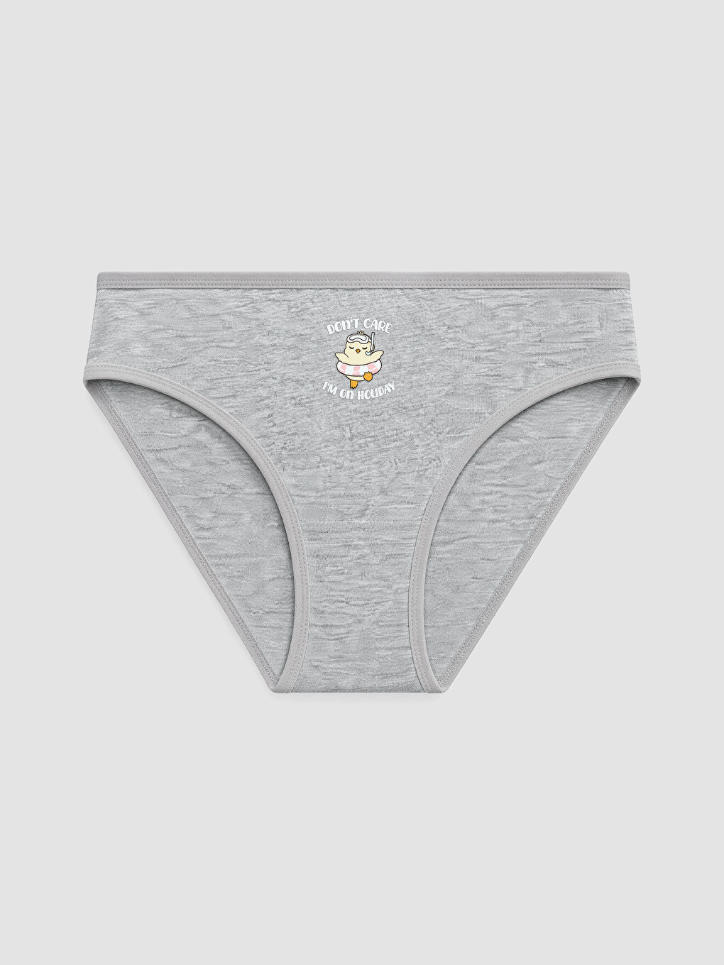 Mavi Baskılı Bikini Külot 3'lü-4