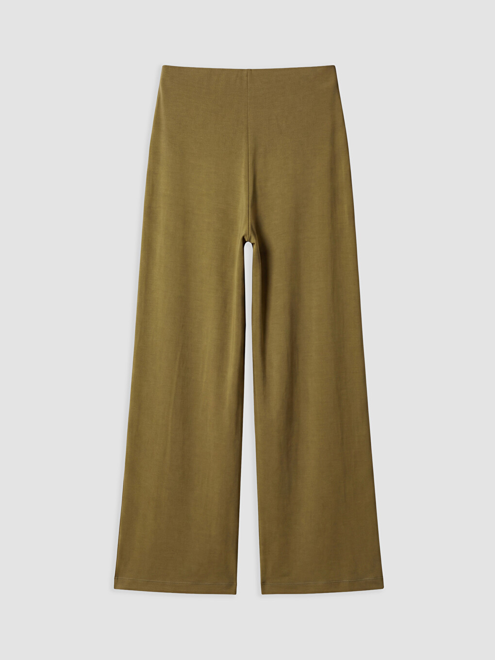 Sarı Beli Lastikli Modal Karışımlı Kadın Pantolon-1