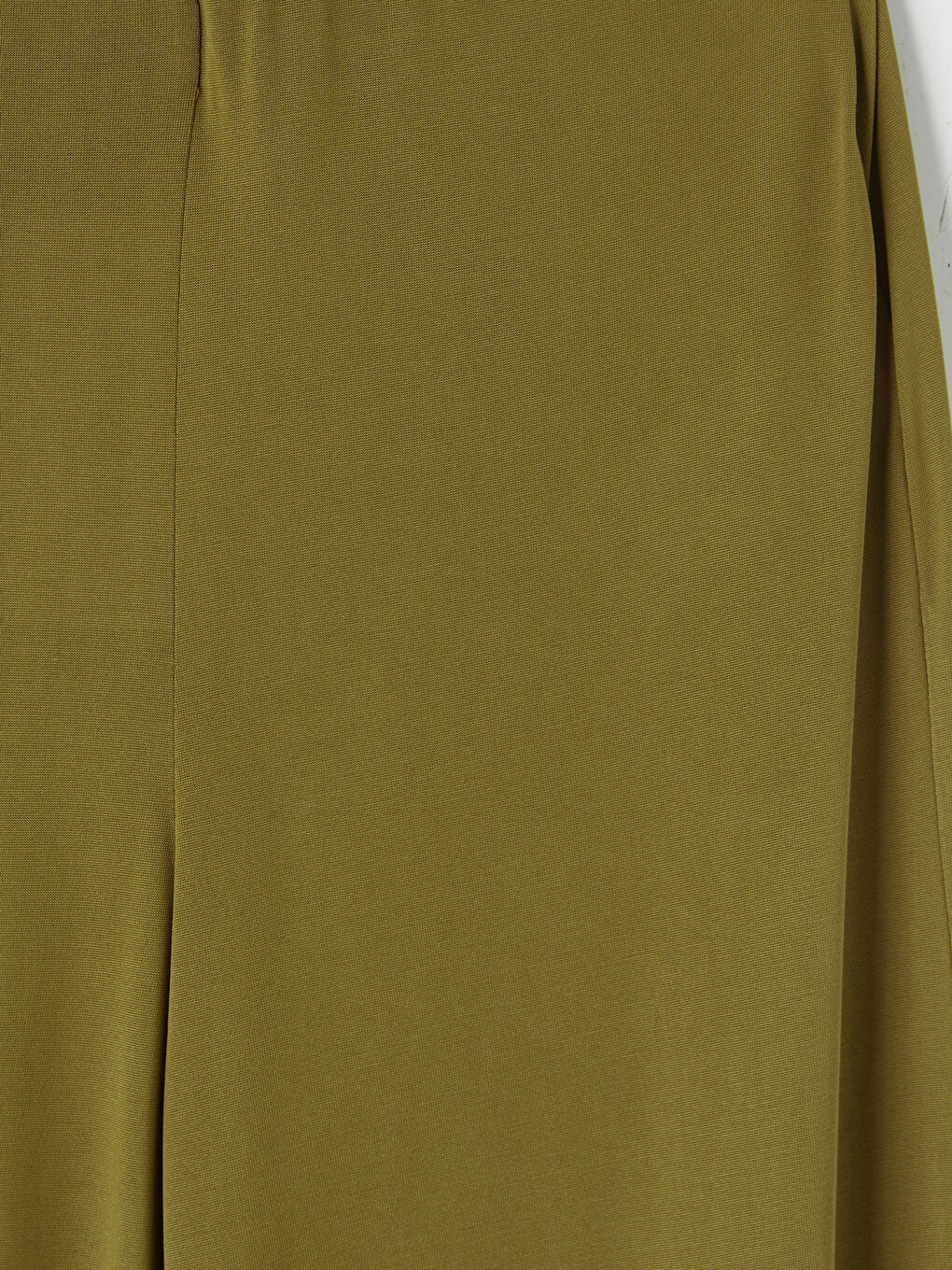 Sarı Beli Lastikli Modal Karışımlı Kadın Pantolon-2