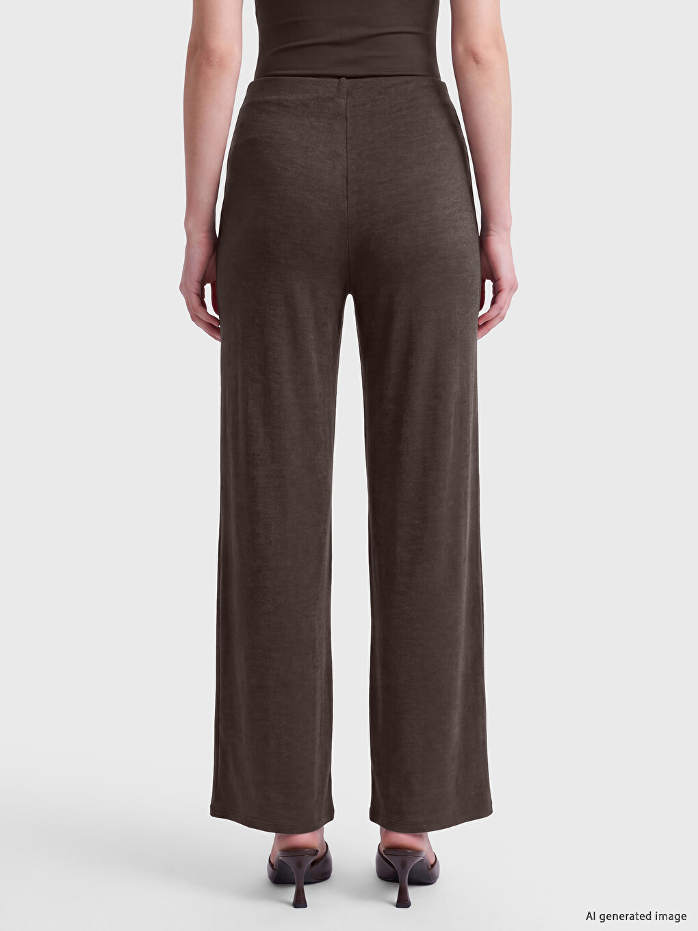 Pantaloni De Trening De Femei Talie Elastică-3