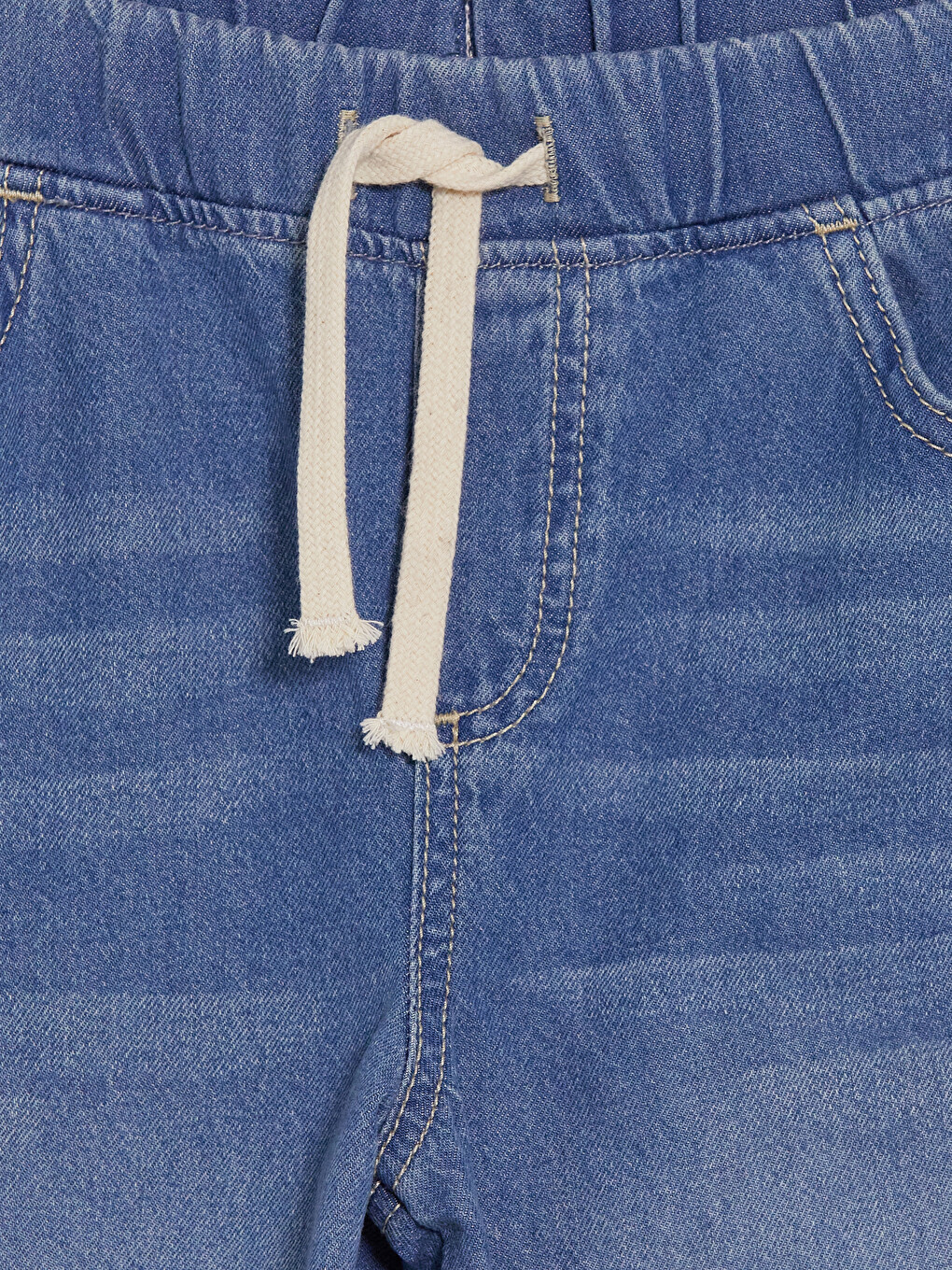 İndigo Erkek Çocuk Jean Bermuda Şort-1