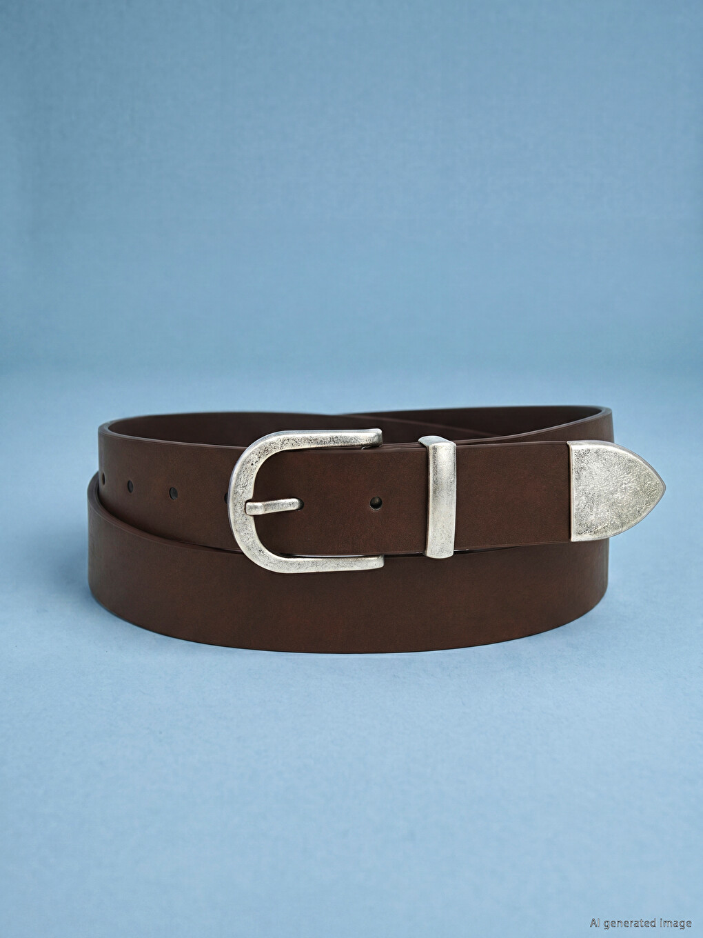Faux Leather Men's Belt