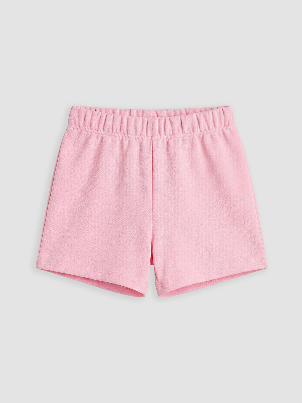 Pembe Beli Lastikli Kız Çocuk Şort