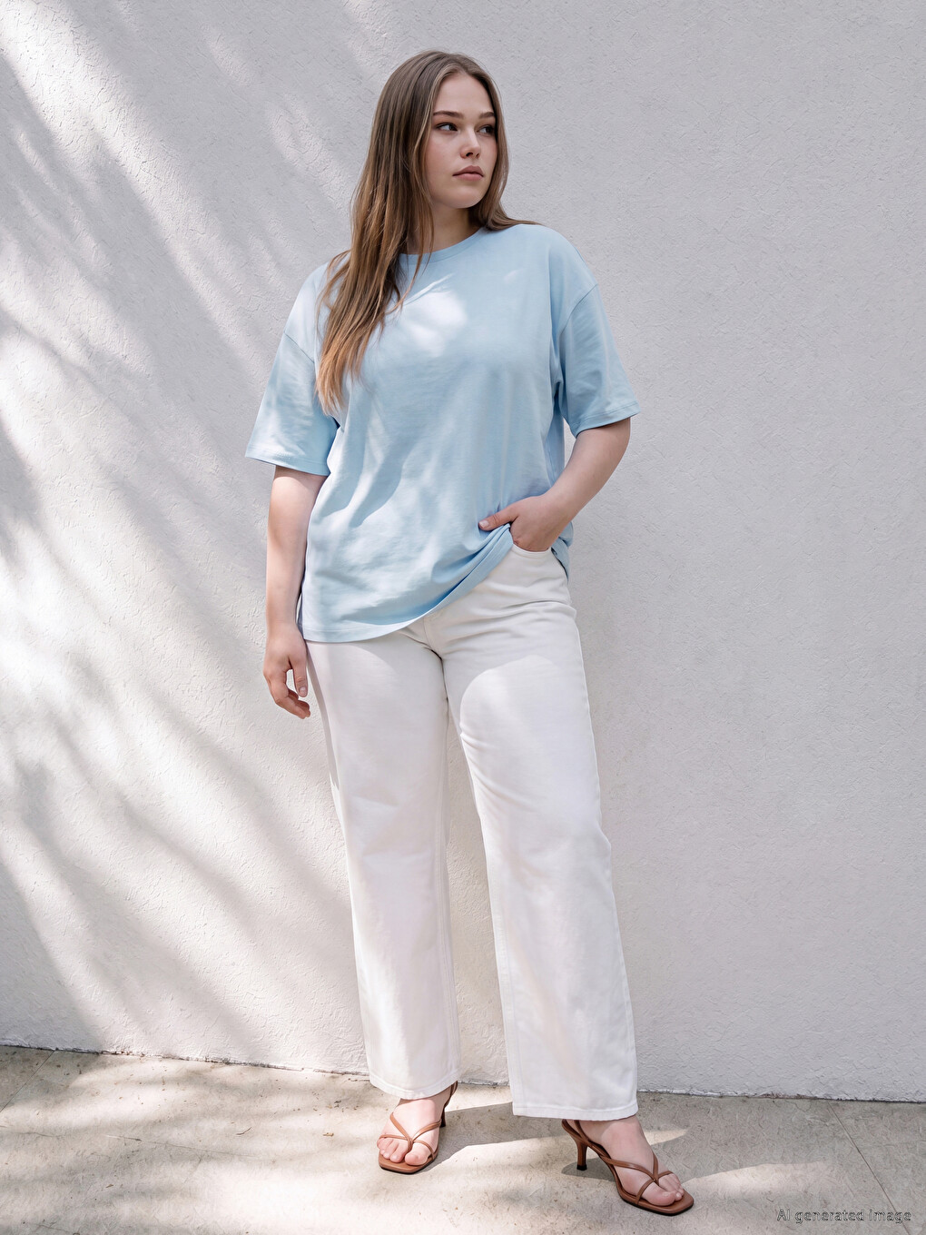 Plus Size Women's T-shirt-1