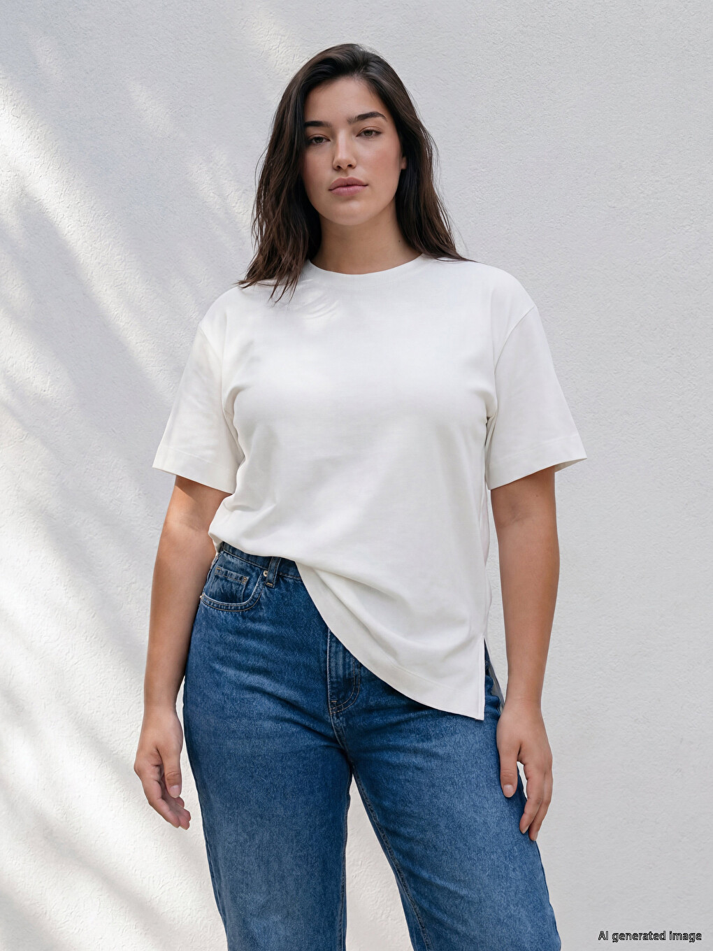 %100 Cotton Women's T-shirt-4