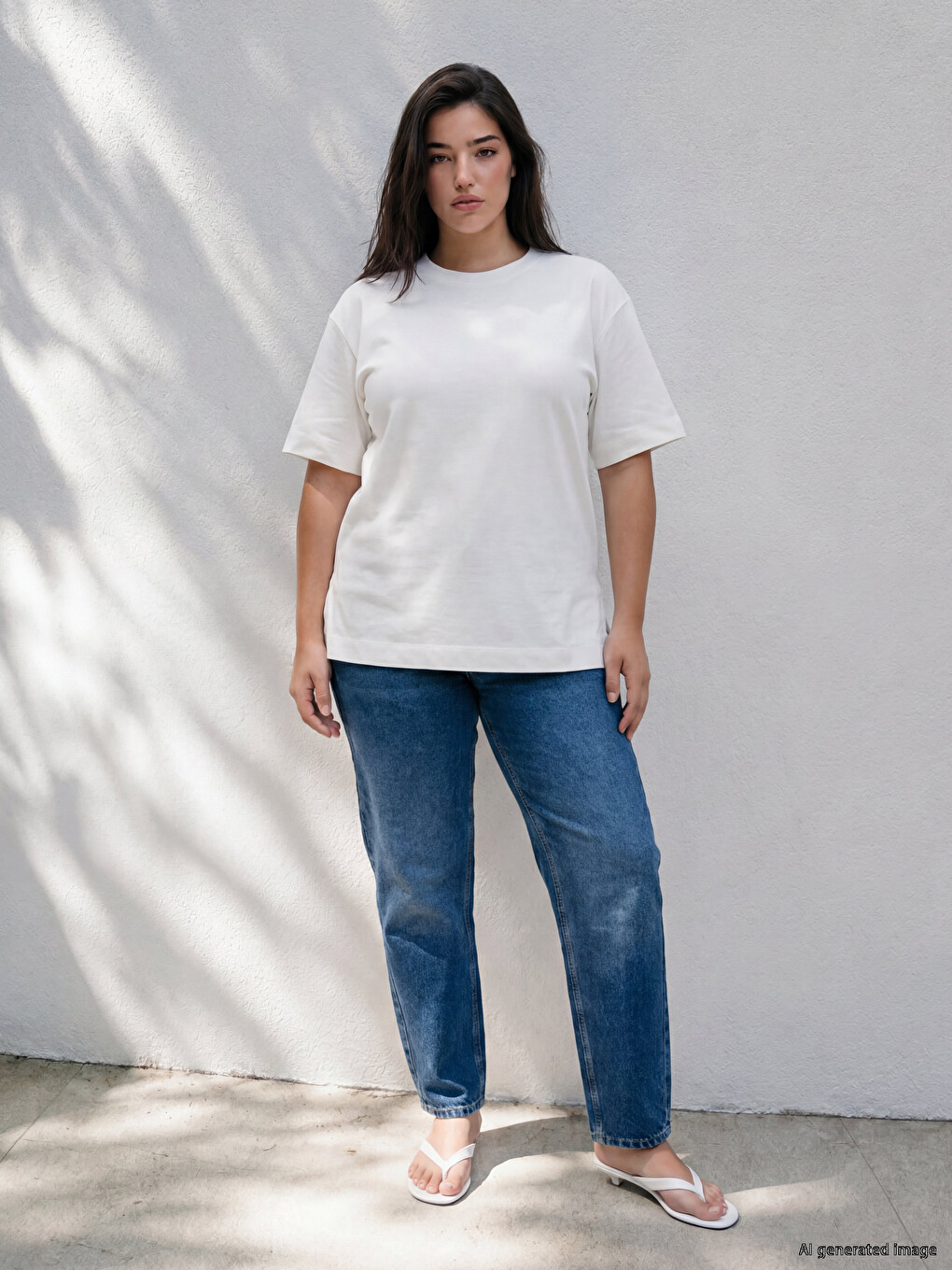 %100 Cotton Women's T-shirt-5