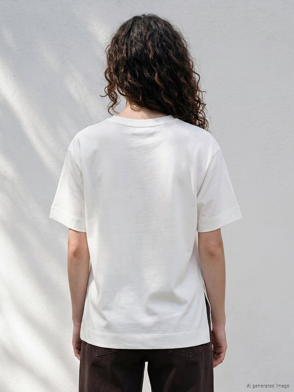 %100 Cotton Women's T-shirt-3